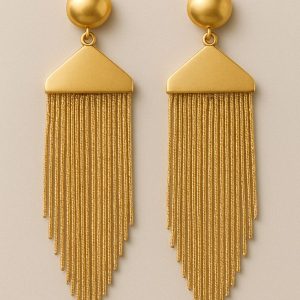Exaggerated Geometric Acrylic Earrings