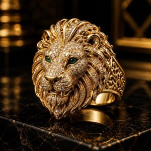 Lion-Head Ring