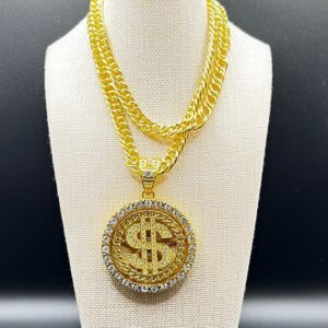 Golden Dollar Necklace